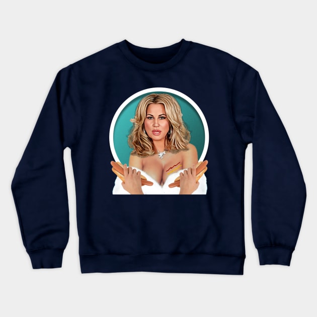 Jennifer Coolidge Crewneck Sweatshirt by Zbornak Designs